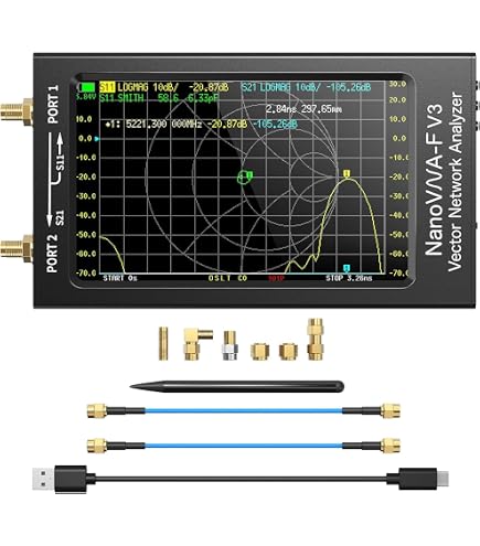 LiteVNA-64 VNA Analyzer 50KHz-6.3GHz Portable Vector Network